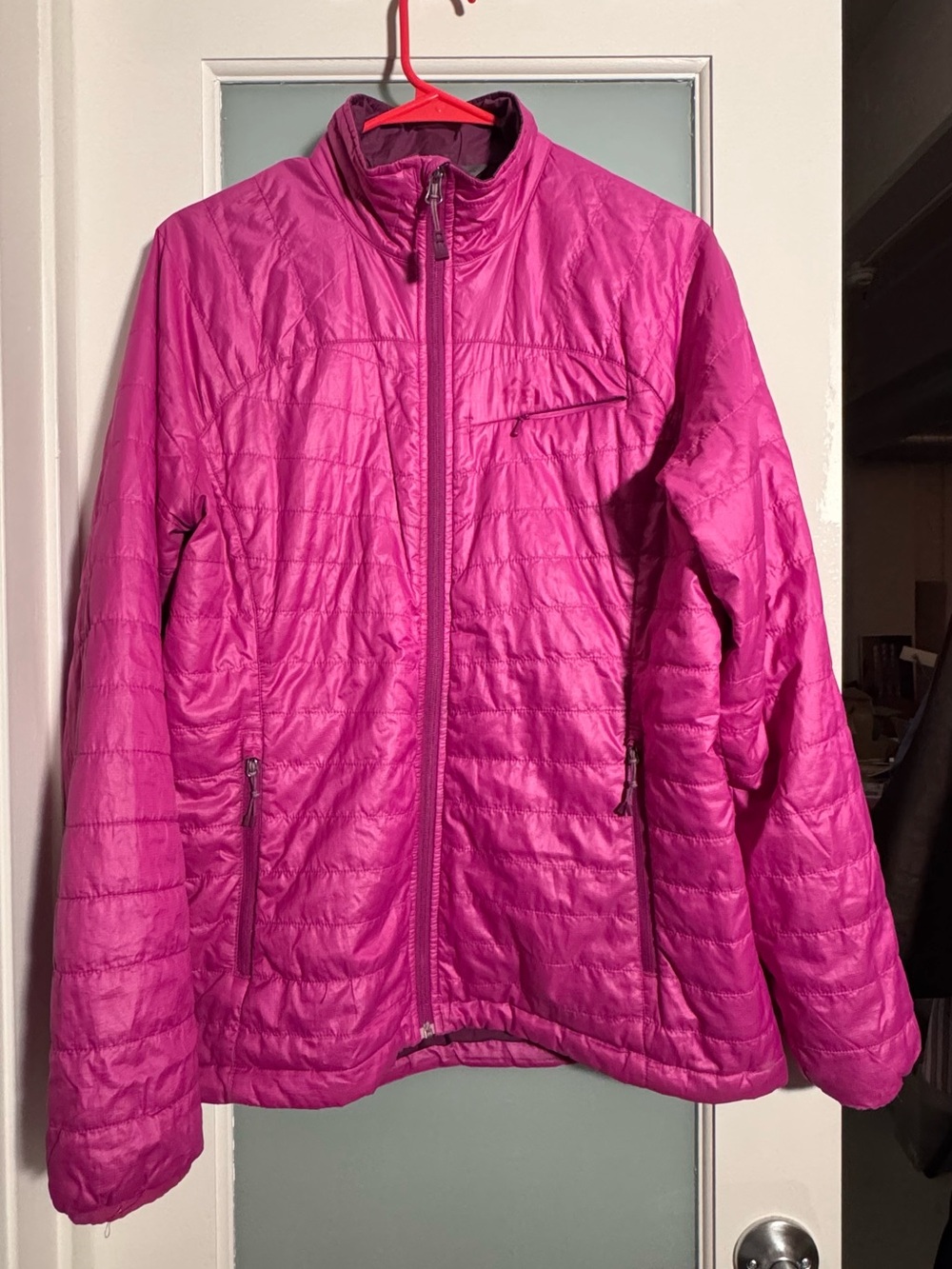 REI Women's Fuchsia Packable Primaloft Jacket, Size L